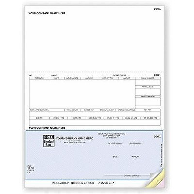 Laser Payroll Checks - DacEasy® Compatible (1 Part)