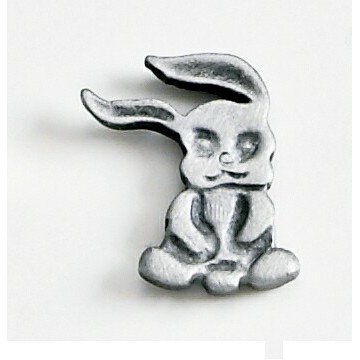 Bunny Marken Design Cast Bunny Lapel Pin (Up to 5/8")