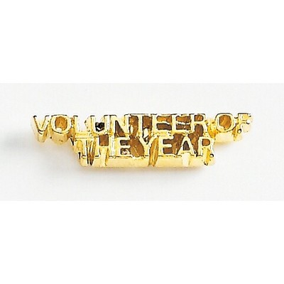 Volunteer of the Year Marken Design Cast Lapel Pin (Up to 1")