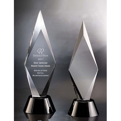 Tarana Optic Crystal Award (4¼"x 13")
