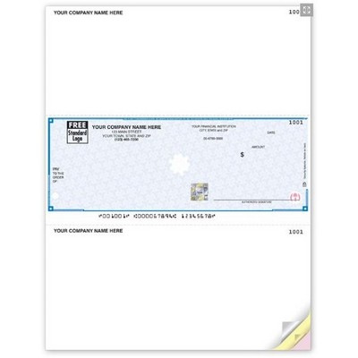 High Security Laser OCR Multipurpose Checks (2 Part)