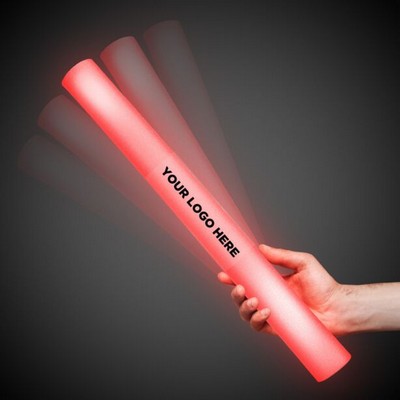 16" Red LED Foam Lumiton Baton(w/decal)