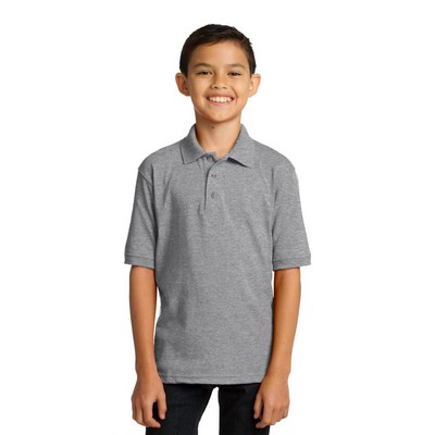 Port & Co™ Youth Core Blend Jersey Knit Polo.
