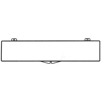 Rigid Clear Hinged Plastic Box (7 1/2"x1 1/2"x3/4")