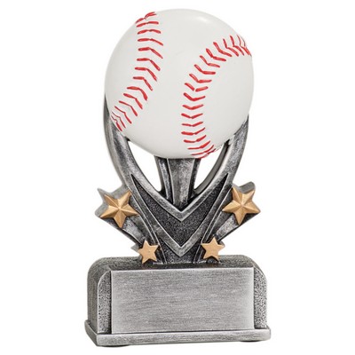 Varsity Sport Resin Baseball Award - 7"