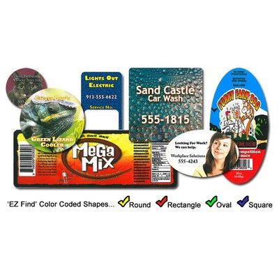 4 Color Process Rectangle Label (1 3/4"x6 1/2")