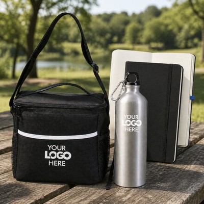 Employee Welcome Cooler, Journal & Sport Bottle Kit