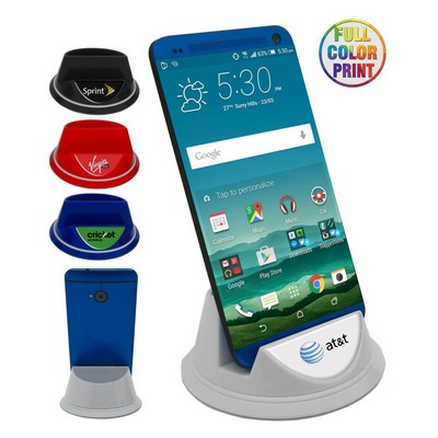 Union Printed - Swivel Cell Phone stand with Full Color Logo