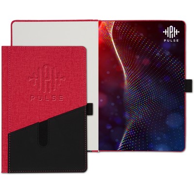 Siena Heathered Journal w/Full-Color Tip-In (5.5"x8.5")