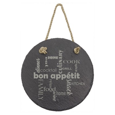 Slate Décor Sign with Hanger String