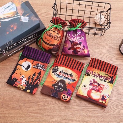 cute design Non-woven Halloween Pumpkin Bag