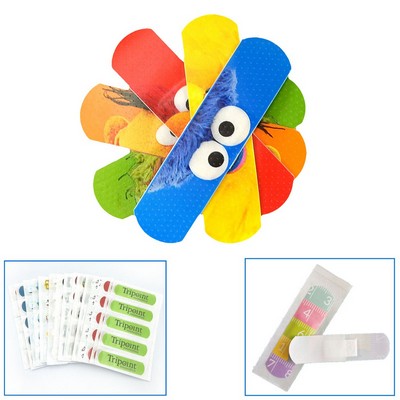 Custom Waterproof Plastic Full Color Adhesive Bandage FDA approved