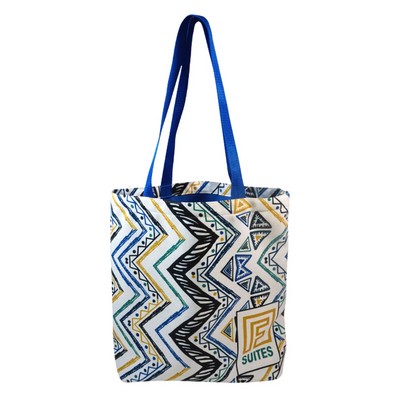Wide Bottom Gusset Tote - Medium