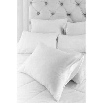 Oxford Diamond Firm King Pillow w/Microgel Fiber Fill
