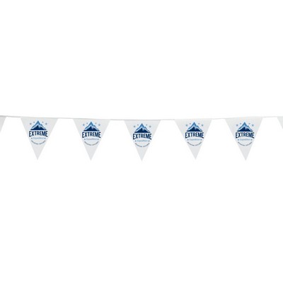 30' Triangle Pennant String - 2 Side Imprint