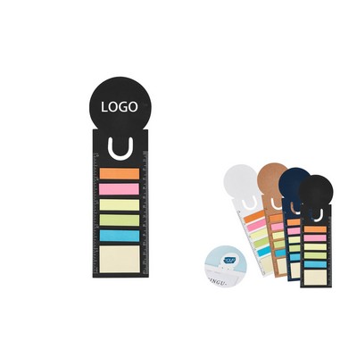 3" 1 Function Cardboard Ruler Bookmark And Sticky Note
