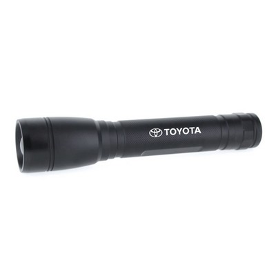 10" 2000 Lumen LED Adjustable Beam Water Resistant Black Aluminum Flashlight
