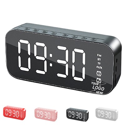 Wireless Speaker with Alarm Clock and Multifunction Features