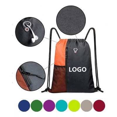 Drawstring Backpack Sports Gym Bag