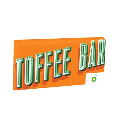3.5 Oz. Chocolate Bar in Envelope Wrapper - Toffee