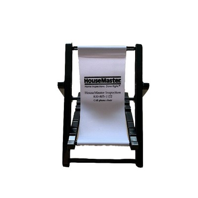 Mini Plastic Beach Chair Shape Cell Phone Holder Phone Stand