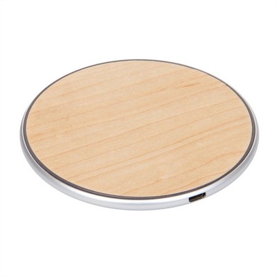 15w Fast Charge Wood Wireless Charger