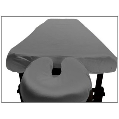 Spa Linen Gray Fitted Sheets