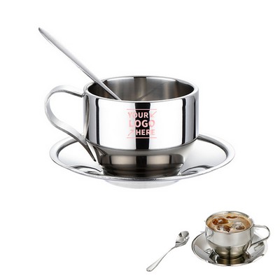 6 Oz. Stainless Steel Coffee Mug