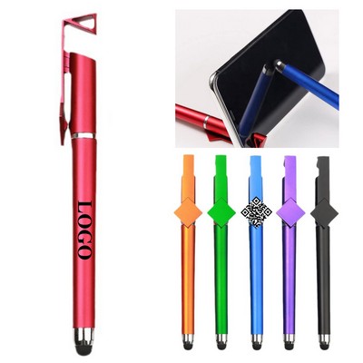 Multifunctional Stylus Tip Qr Code Pen With Phone Stand