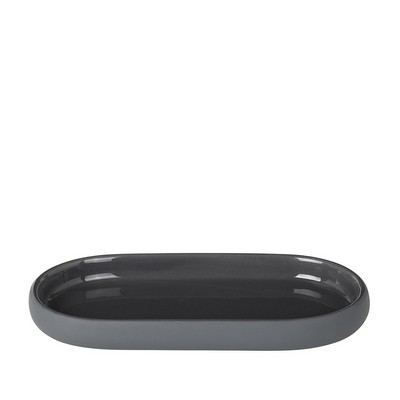 blomus Sono Magnet Gray Oval Tray