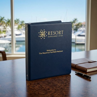 .5" Round Ring 11" x 8.5" Heat Sealed Ring Binder