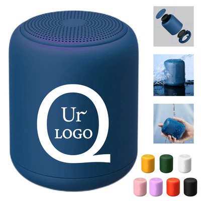 Cylinder ABS Plastic Mini Bluetooth Speaker