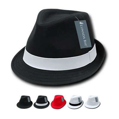 Poly Woven Fedora Hat