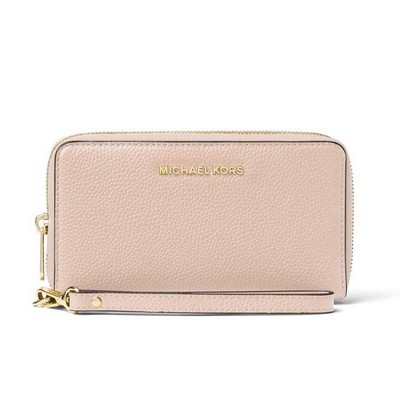Michael Kors® Soft Pink Large Leather Wristlet