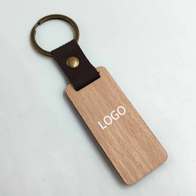 Beechwood Keychain Accessory