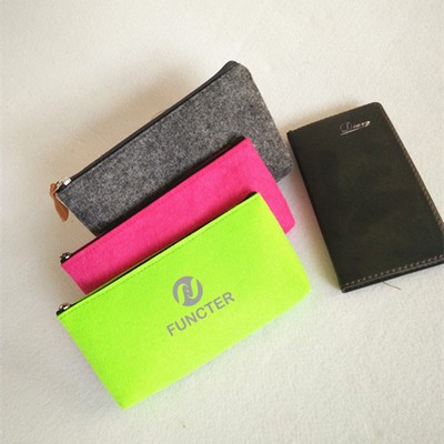 Felt Makeup Bag Minimalist Wallet