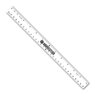 12" Flexible PVC Ruler with Center Finding Scales