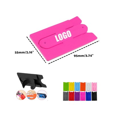 Silicone Card Holder Cell Phone Stand