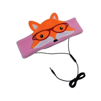 Contixo H1 Adjustable Fleece Headband Headphones Fox
