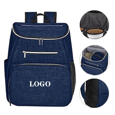All-in-One Pet Food Backpack Set