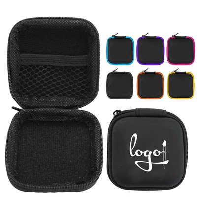 Square EVA Earphone Storage Case