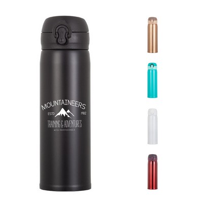 17 oz Double Wall Stainless Steel Vacuum Insulated Bottle