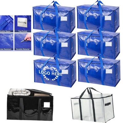 Extra Large Moving Bags with Zippers & Carrying Handles