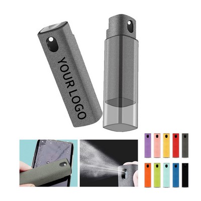 Portable Screen Cleaner Spray With Microfiber Cloth For Electronic Devices 3.7" X 1.2"