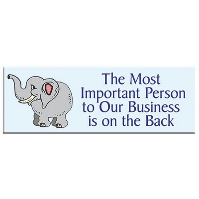 Elephant Panoramic Photo Hand Mirror (1 5/8"x4 5/8")