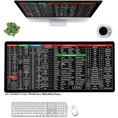 Computer Shortcuts Mouse Pad