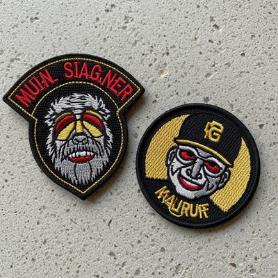 4" 100% Embroidered Patches - Iron On