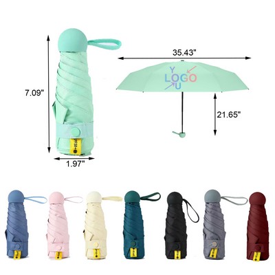 Compact UV Protection Travel Umbrella