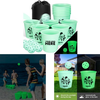 Glowing Beach Bucket Set