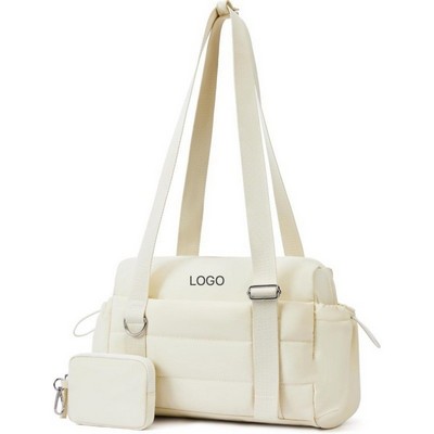 Mini Gym Duffel Bag with Wet Compartment Sports Travel Shoulder Bag Fitness Handbag Lightweit